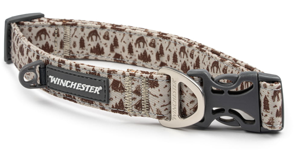 Winchester Pet Printed Collar, Camping Collage, S, WP-PC-CC-S-1
