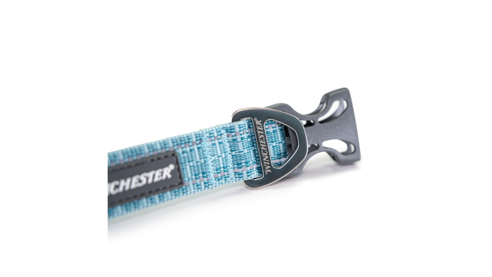 Winchester Pet Webbed Collar, Aqua Haze, L, WP-WC-AH-L-1