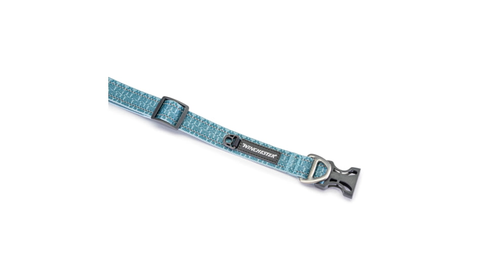 Winchester Pet Webbed Collar, Aqua Haze, L, WP-WC-AH-L-1