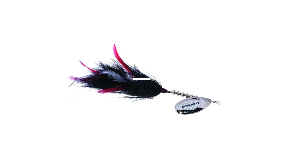 Windels Tackle Company Muskie Harasser Bucktail Spinner, Black/Silver, 9in, MHDB-S1