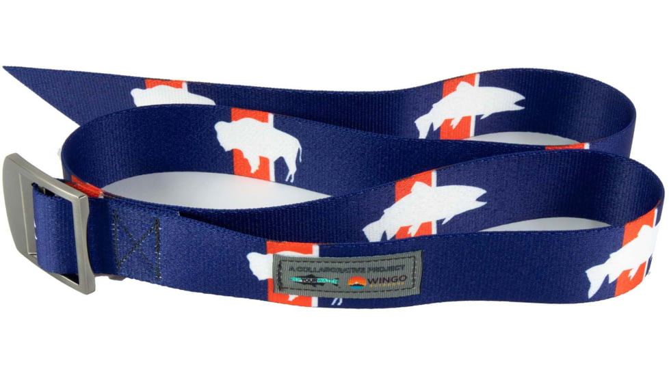 Wingo Outdoors Basecamp Belt - RepYourWater, Bison Trutta, One Size Fits Most, W-BAS-502-OS