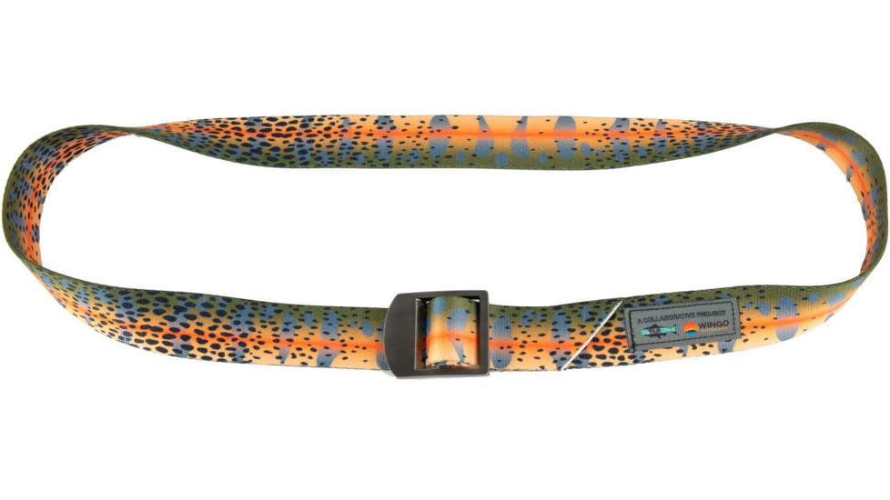 Wingo Outdoors Basecamp Belt - RepYourWater, Cutthroat Trout, One Size Fits Most, W-BAS-506-OS
