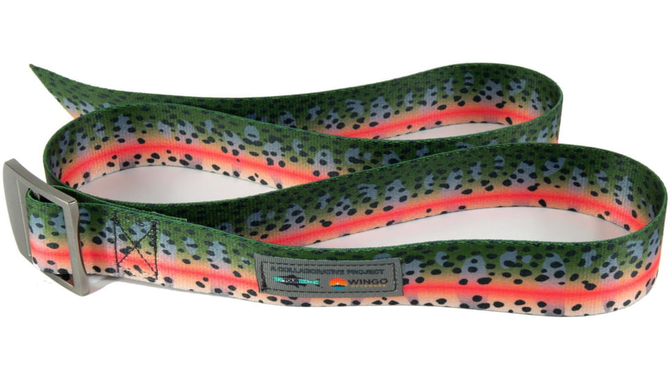 Wingo Outdoors Basecamp Belt - RepYourWater, Rainbow Trout, One Size Fits Most, W-BAS-509-OS