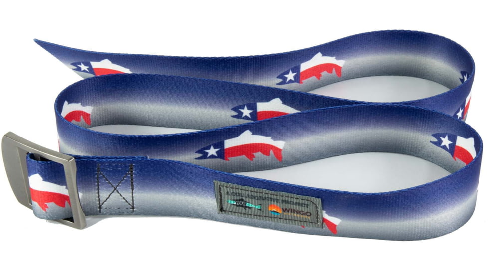 Wingo Outdoors Basecamp Belt - RepYourWater, Texas Trout, One Size Fits Most, W-BAS-510-OS