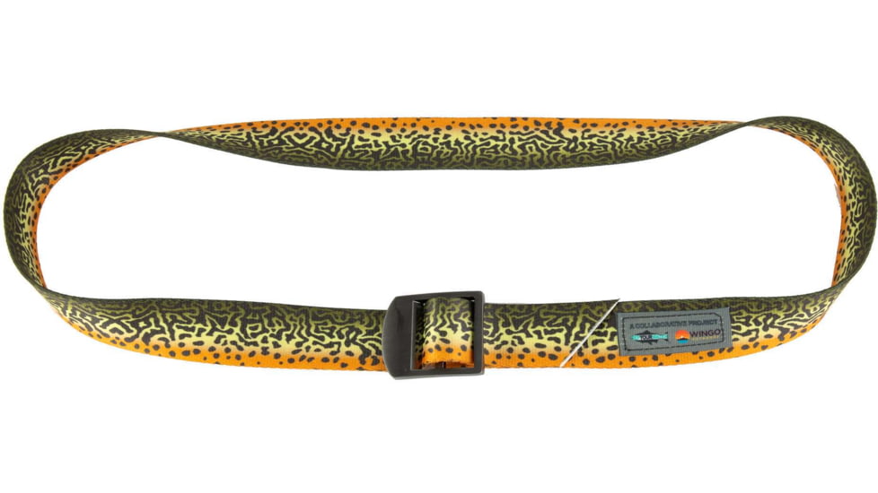 Wingo Outdoors Basecamp Belt - RepYourWater, Tiger Trout, One Size Fits Most, W-BAS-512-OS