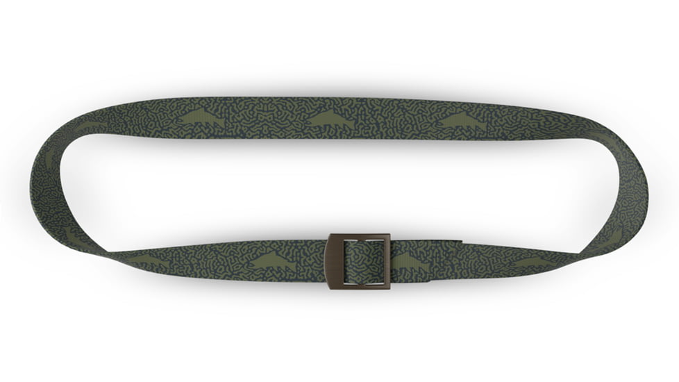Wingo Outdoors Basecamp Belts - RepYourWater, Backcountry Brookie, One Size Fits Most, W-BAS-520-OS