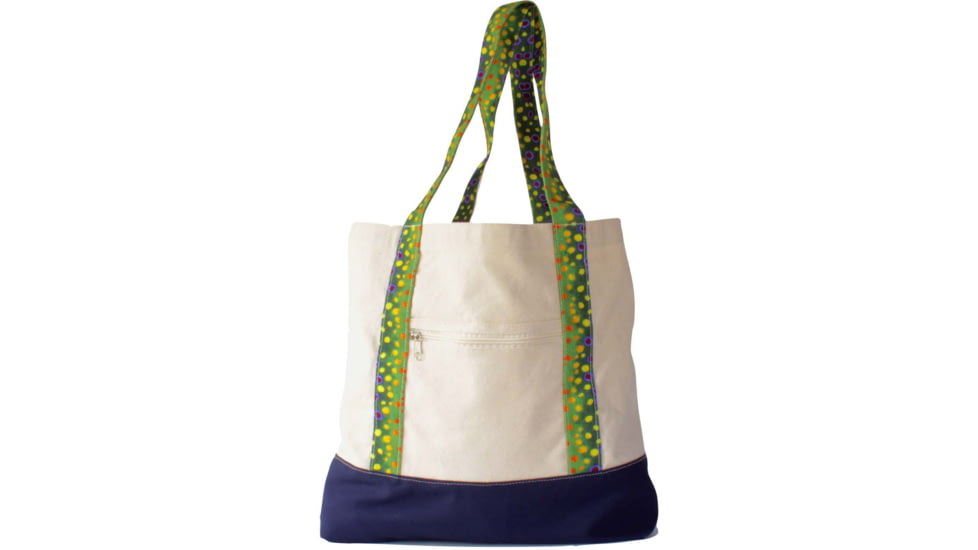 Wingo Outdoors Beach &amp; Boat Fish Skin Tote, Brook Trout, 20 inW x 15 inH x 12 inD, W-TOT-103-OS