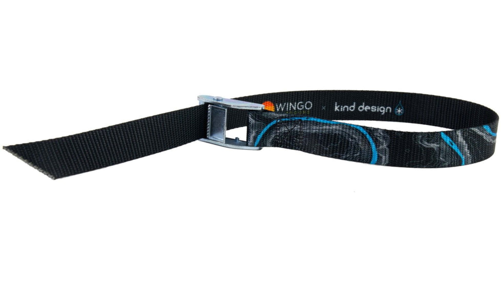 Wingo Outdoors Cam Strap - Kind Design, Green River, 2 foot length, W-CAM-408-2FT