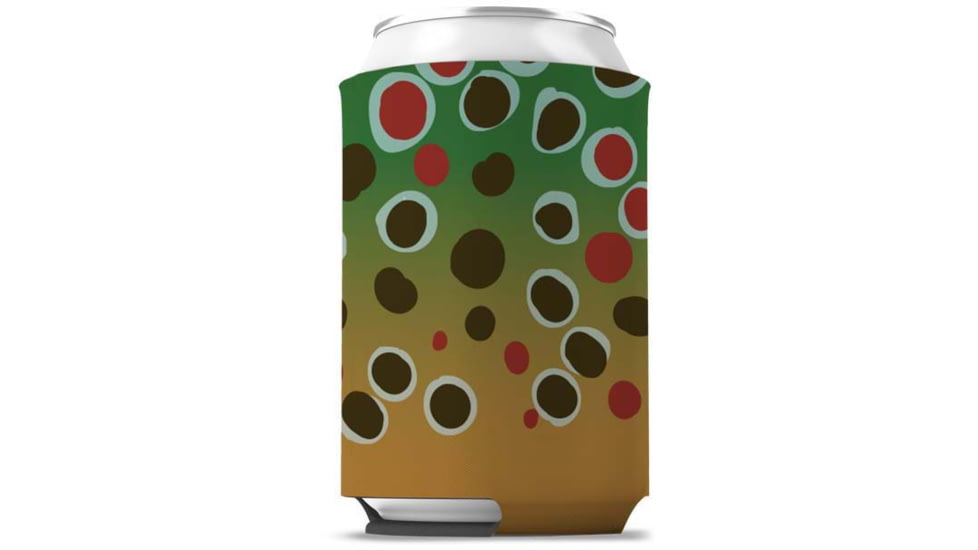Wingo Outdoors Can Cooler, Brown Trout, W-CAN-123-1PK