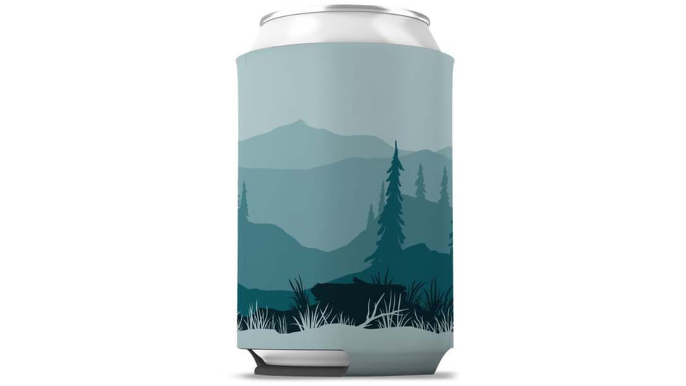 Wingo Outdoors Can Cooler, Misty Forest, W-CAN-139-1PK