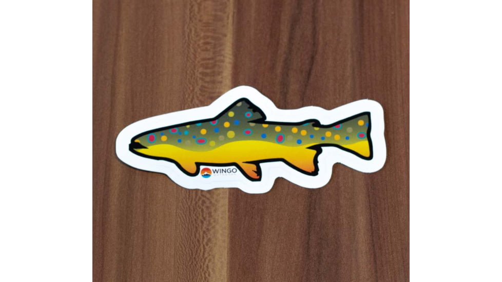 Wingo Outdoors Decal Stickers, 6-Pack, W-DEC-FIS-6PK