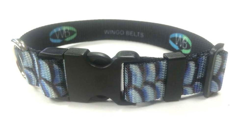 Wingo Outdoors Dog Collar, Bonefish, Large/X-Large, W-COL-102-LXL