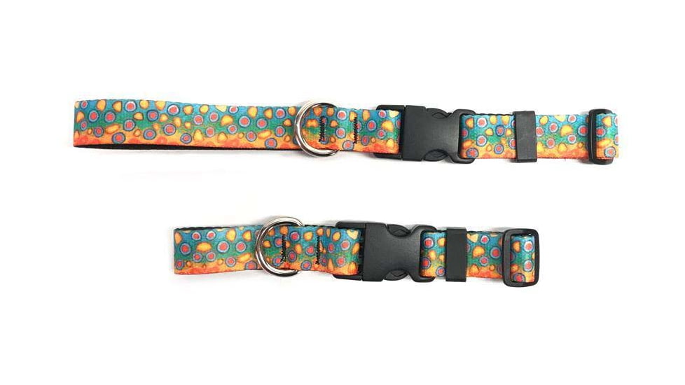 Wingo Outdoors Dog Collar, DeYoung Brook Trout, Large/X-Large, W-COL-601-LXL