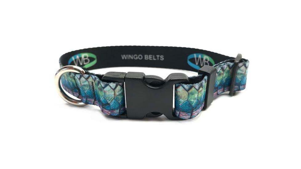 Wingo Outdoors Artisan Dog Collar, DeYoung Tarpon, Large/XLarge, W-COL-605-LXL