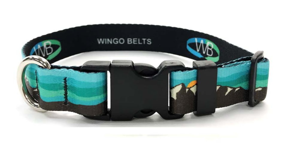 Wingo Outdoors Artisan Dog Collar, Grand Teton, Large/XLarge, W-COL-107-LXL