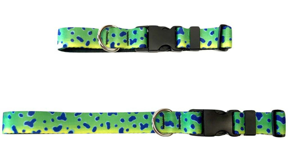Wingo Outdoors Dog Collar, Mahi Mahi, Small/Medium, W-COL-109-SMD