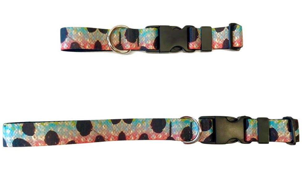 Wingo Outdoors Dog Collar, Rainbow Trout, Large/X-Large, W-COL-112-LXL