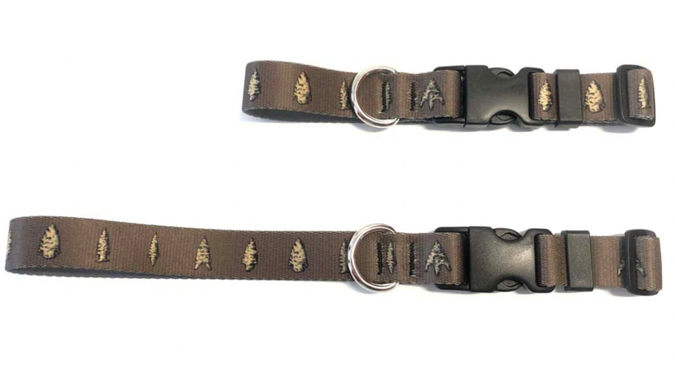 Wingo Outdoors Dog Collar - RepYourWater, Arrowheads, Small/Medium, W-COL-501-SMD