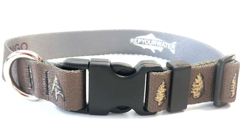 Wingo Outdoors Dog Collar - RepYourWater, Arrowheads, Small/Medium, W-COL-501-SMD