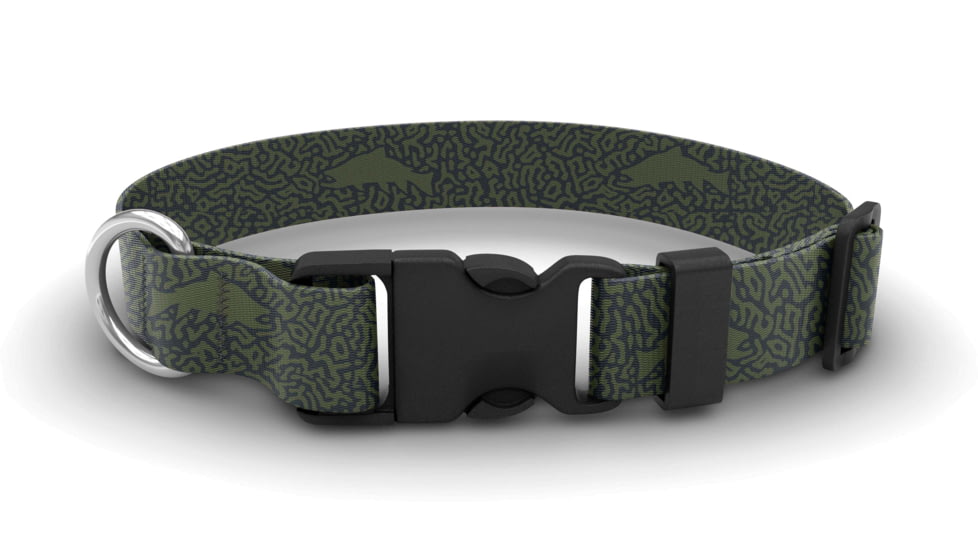 Wingo Outdoors Dog Collar - RepYourWater, Backcountry Brookie, Large/X-Large, W-COL-520-LXL