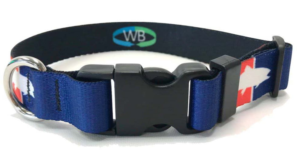 Wingo Outdoors Dog Collar - RepYourWater, Bison Trutta, Large/X-Large, W-COL-502-LXL