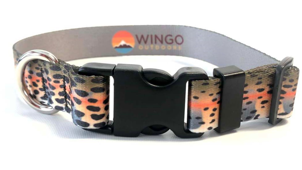 Wingo Outdoors Dog Collar - RepYourWater, Cutthroat Trout, Large/X-Large, W-COL-506-LXL
