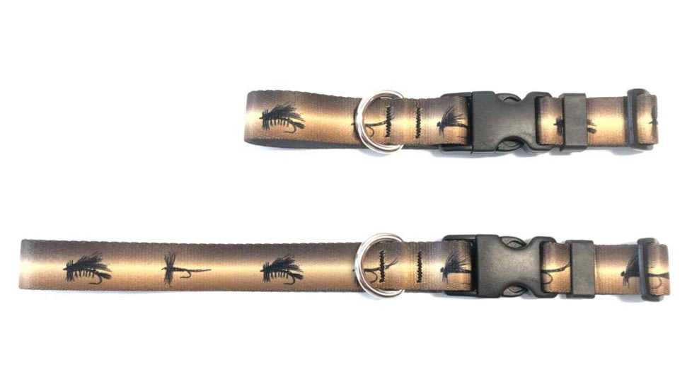 Wingo Outdoors Dog Collar - RepYourWater, Dry Or Die, Small/Medium, W-COL-523-SMD