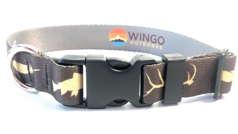 Wingo Outdoors Dog Collar - RepYourWater, Wild Water, Large/X-Large, W-COL-514-LXL