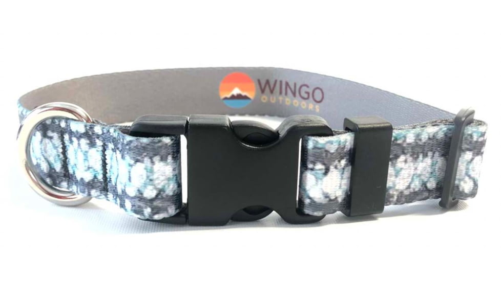 Wingo Outdoors Dog Collar, Striped Bass, Small/Medium, W-COL-115-SMD