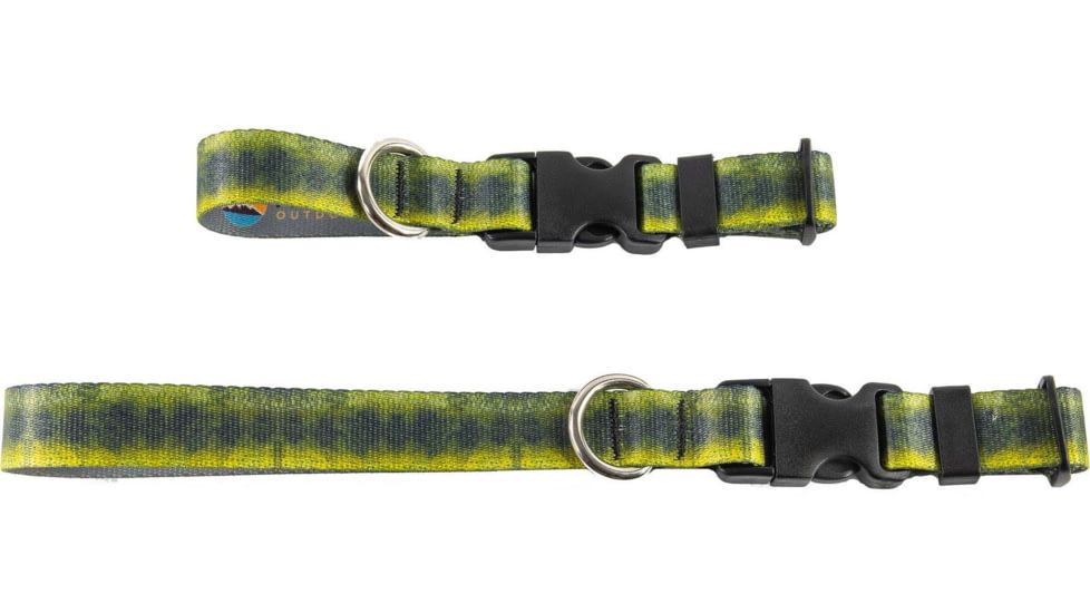 Wingo Outdoors Dog Collars, Largemouth Bass, Large/X-Large, W-COL-118-LXL