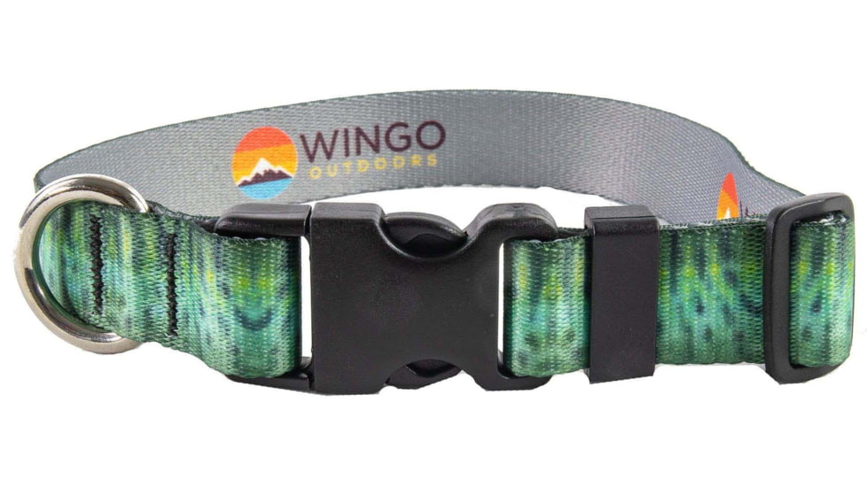 Wingo Outdoors Artisan Dog Collar, Musky, Large/XLarge, W-COL-119-LXL