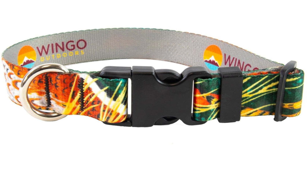 Wingo Outdoors Artisan Dog Collar, Pheasant, Large/XLarge, W-COL-301-LXL