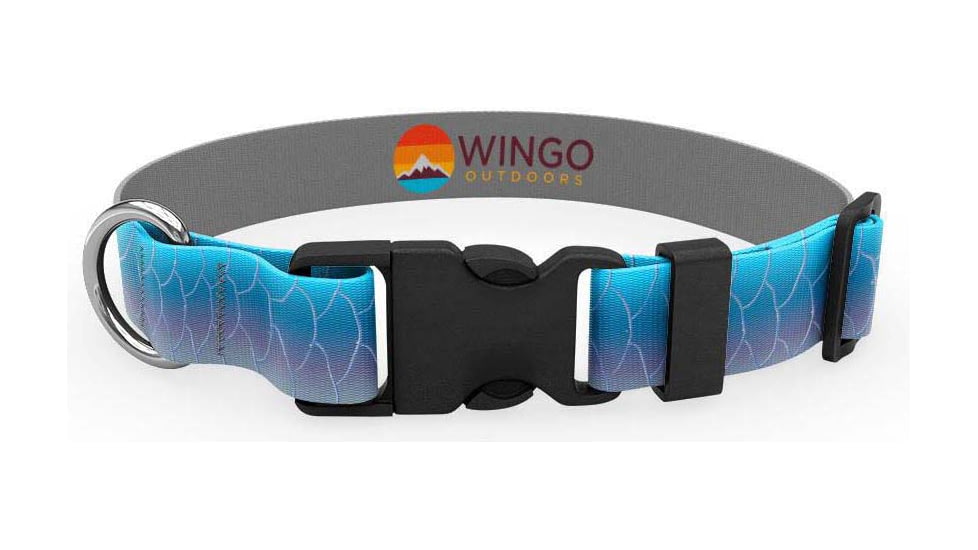 Wingo Outdoors Artisan Dog Collar, Tarpon, Small/Medium, W-COL-126-SMD