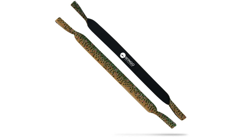 Wingo Outdoors Wingo Eyewear Retainer, Brown Trout 2022, Brown Trout, One Size, W-EYE-123-1PK