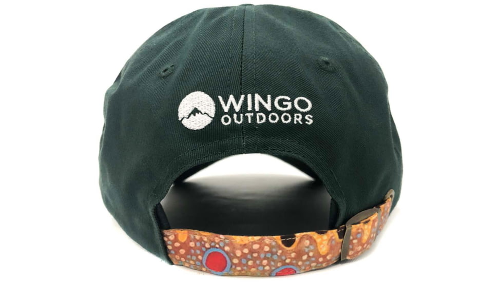 Wingo Outdoors Fish Skin Backstrap Hat, Brown Trout, One Size Fits Most, W-HAT-104-BAC
