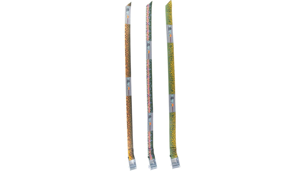 Wingo Outdoors Fish Skin Cam Strap - RepYourWater, Brook Trout, 2 foot length, W-CAM-503-2FT