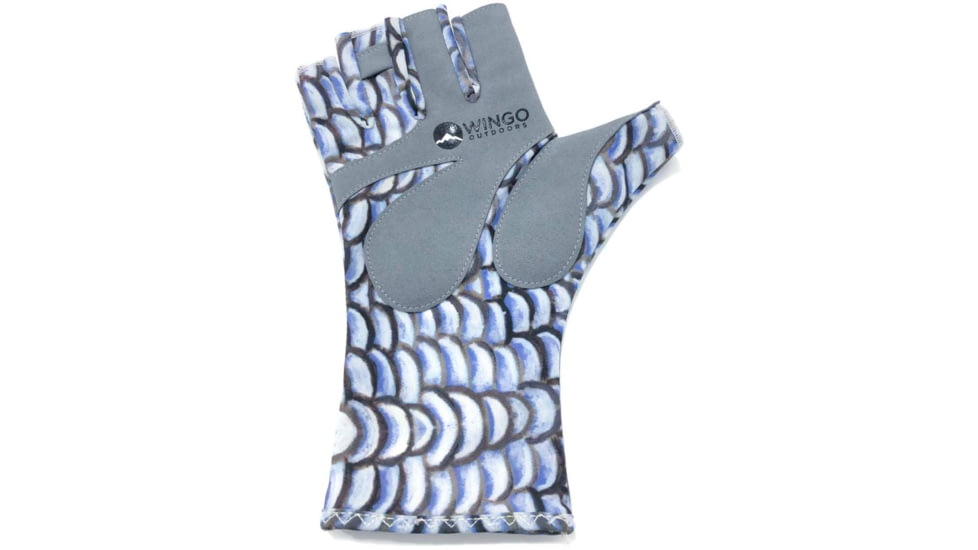 Wingo Outdoors Fish Skin Casting Gloves, Bonefish, One Size Fits Most, W-CGL-102-OS