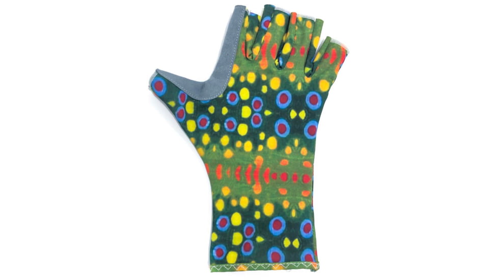 Wingo Outdoors Fish Skin Casting Gloves, Brook Trout, One Size Fits Most, W-CGL-103-OS