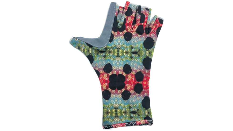 Wingo Outdoors Fish Skin Casting Gloves, Rainbow Trout, One Size Fits Most, W-CGL-112-OS
