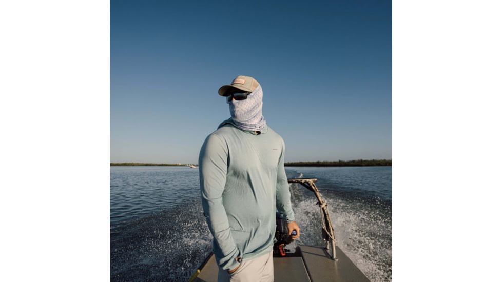 Wingo Outdoors Fish Skin Neck Gaiter, Tarpon, One Size Fits Most, W-GAI-116-OS