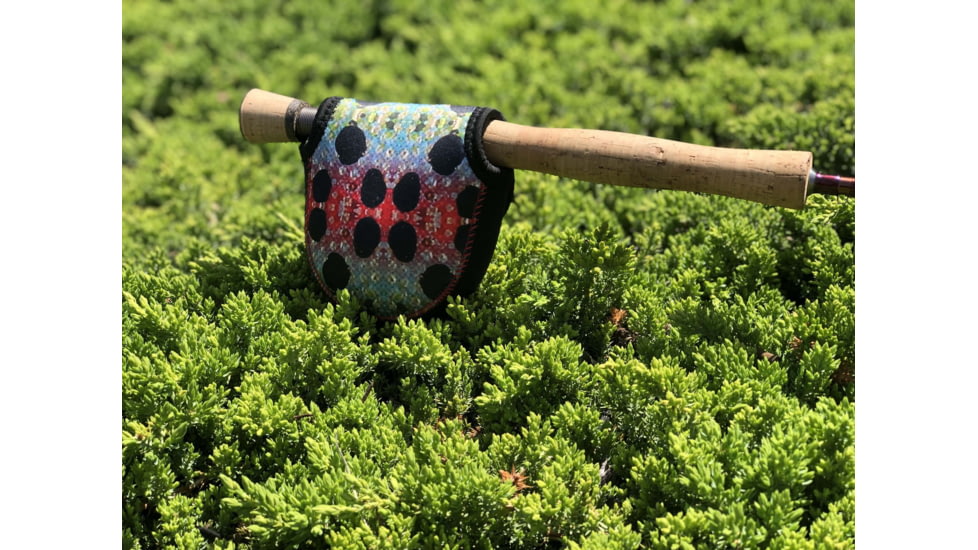 Wingo Outdoors Fish Skin Reel Case, Rainbow Trout, Small, W-RLC-112-SM