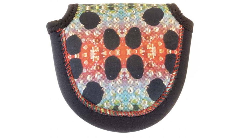 Wingo Outdoors Fish Skin Reel Case, Rainbow Trout, Small, W-RLC-112-SM