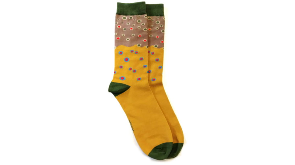 Wingo Outdoors Everyday Socks - Men's, Brown Trout, Large/Xlarge, W-SOC-104-813