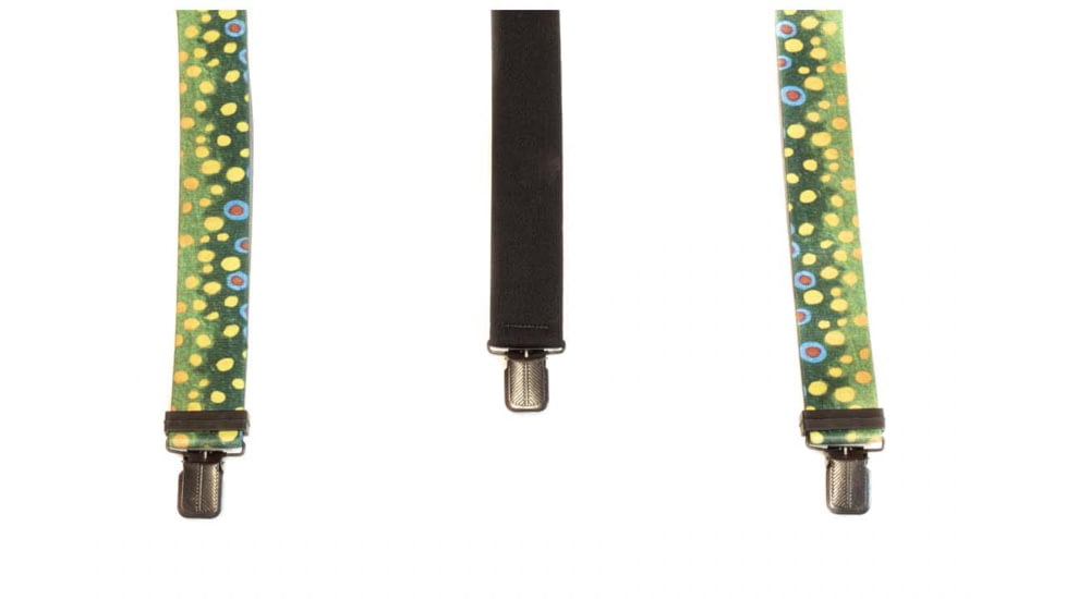 Wingo Outdoors Fish Skin Suspenders, Brook Trout, 40 to 62 inches, W-SUS-103-OS
