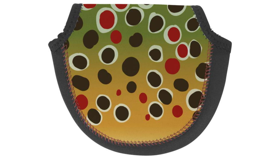 Wingo Outdoors Fly Reel Case, Brown Trout, Large, W-RLC-123-LG