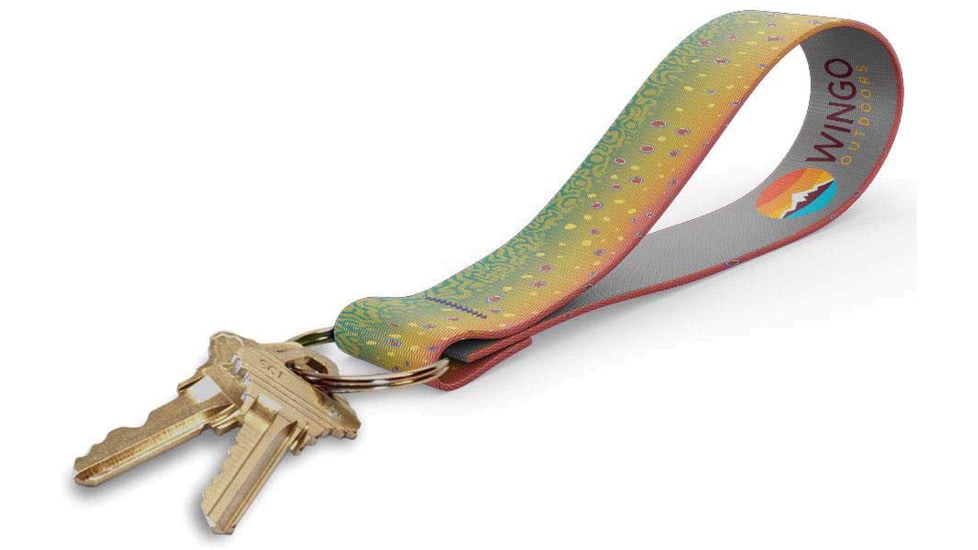 Wingo Outdoors Key Fob, Brook Trout, W-KEY-122-5IN