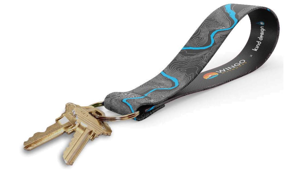 Wingo Outdoors Key Fob - Kind Design, Madison River, 5 inch length, W-KEY-404-5IN
