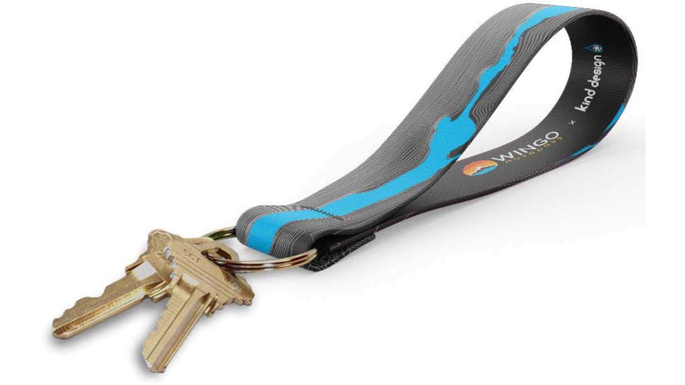 Wingo Outdoors Key Fob - Kind Design, Snake River, 5 inch length, W-KEY-403-5IN