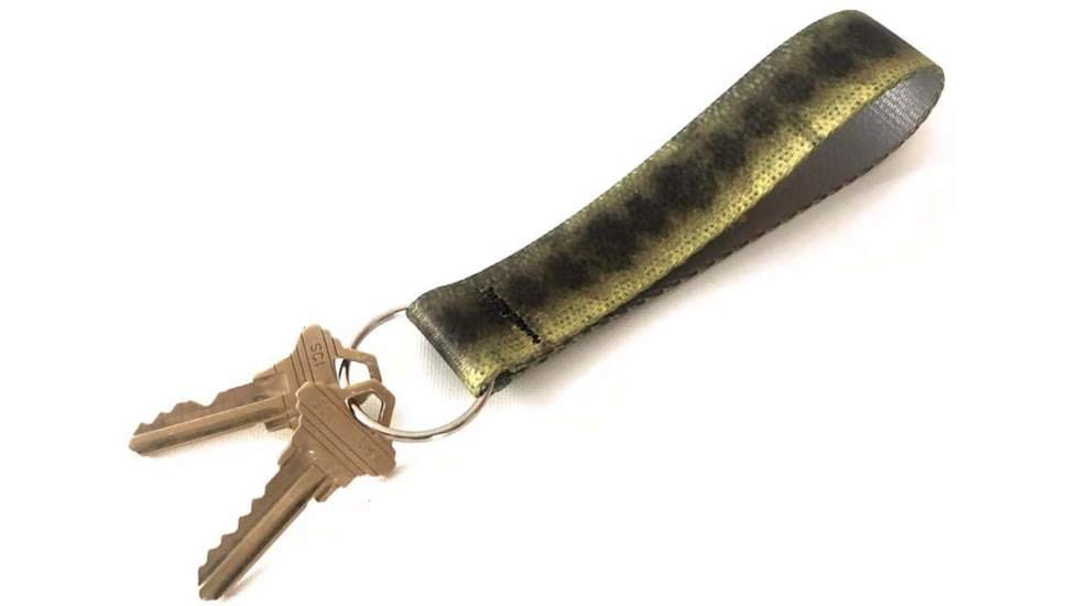 Wingo Outdoors Key Fob, Largemouth Bass, W-KEY-118-5IN