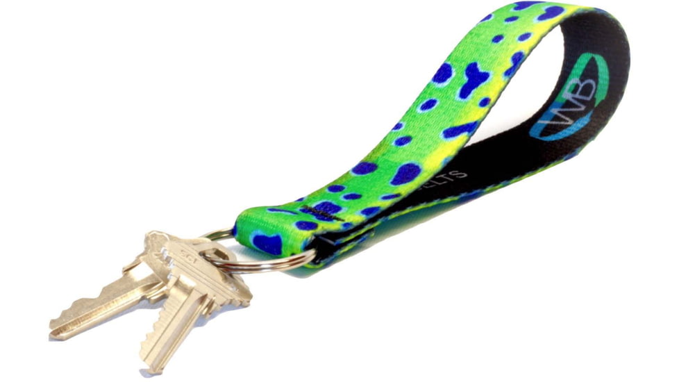 Wingo Outdoors Key Fob, 5in Length, 1in Ring, Mahi Mahi, W-KEY-109-5IN